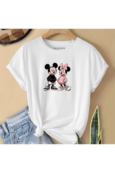 BENROMA 1 tricou este un cadou pentru achiziții de 6 și mai sus în coș - tricou pentru copii imprimat cu personaje de desene animate