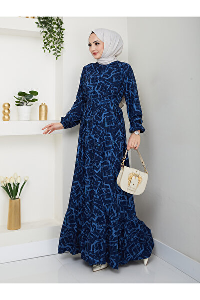 MSK Fashion Φόρεμα με βολάν με φούστα βισκόζης