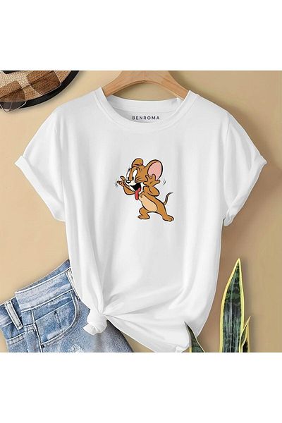 BENROMA 1 produs este un cadou pentru achiziții de 6 și mai sus Tricou pentru copii imprimat cu șoareci