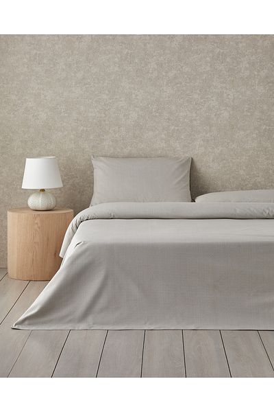 English Home 200x220 см Бял Лесен за използване двоен комплект пликове за завивки