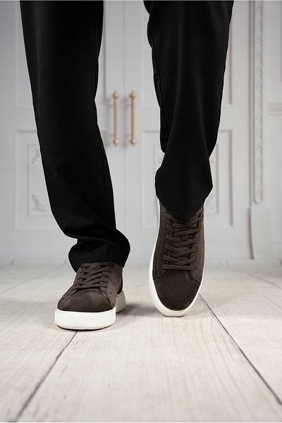 DAXİS Sportwear Company Ανδρικά παπούτσια με κορδόνια από γνήσιο δέρμα - Ανδρικά παπούτσια SUEDE