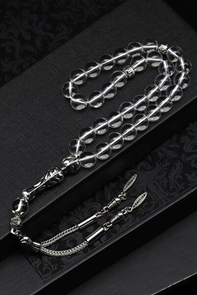 Alibaba Doğaltaş Kristal Kuvars Doğal Taş Tesbih 8 mm Küre Kesim