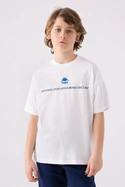 Kappa Хлопчача футболка 6-16 років Біла