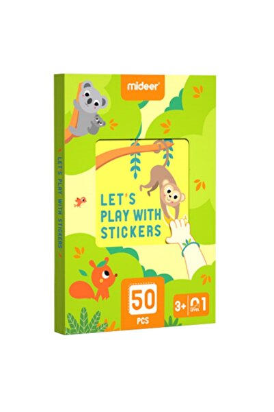 Mideer Σετ δραστηριοτήτων με ασκήσεις για κόλλημα αυτοκόλλητων, κοπή και κόψι...