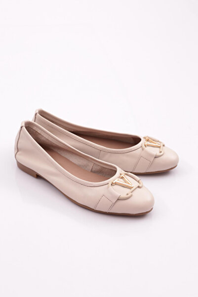 DGN 24057V Women's Ballerinas with V Buckle Accessories