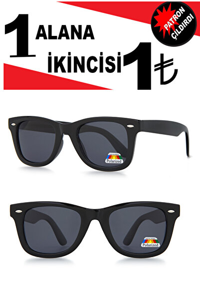 Zzla Polarized Black Acetate Frame Black Polarized Glass Unisex Sunglasses