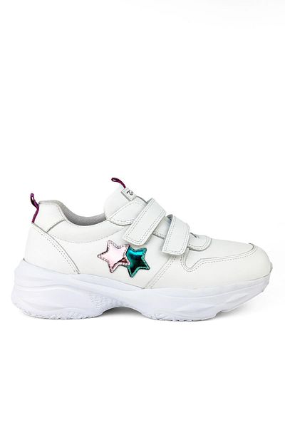 Cici Bebe Ayakkabı Genuine Leather White Girls' Shoes