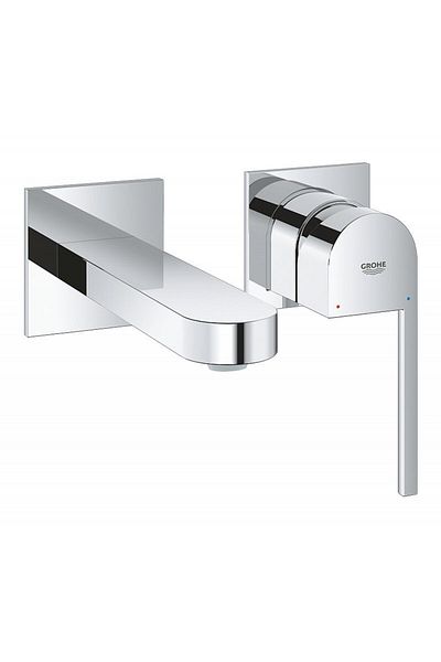 Grohe Baterie lavoar Grohe Plus 29303003, montare perete, monocomanda, marimea M, necesita set fixare,Crom