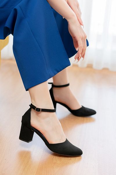 DİVOLYA Cordon Round Toe (5 cm Heel) Shoes