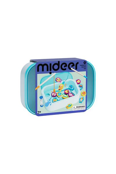 Mideer Joc de pescuit magnetic, din lemn