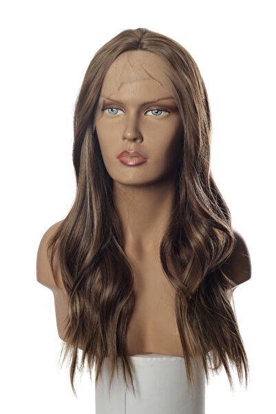 AYTUĞ PERUK Sentetik Tül Peruk - BL66140-1 - Kumral Işıltılı Kahve