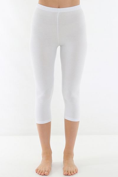 Almila Cotton Elastane (LYCRAL) High Waist Capri Women's Leggings 2002