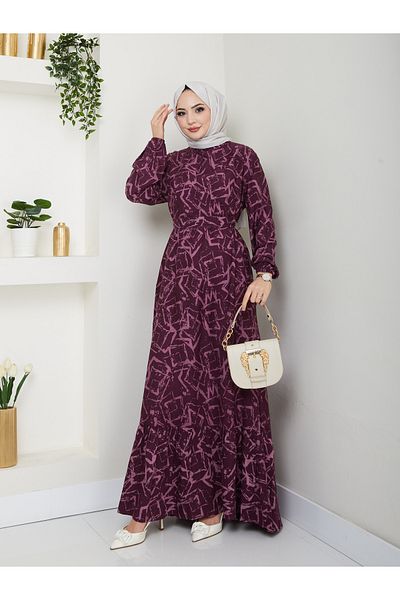 MSK Fashion Φόρεμα με βολάν με φούστα βισκόζης