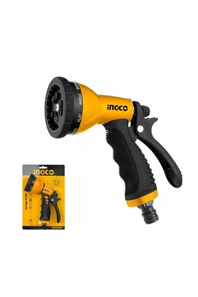 Ingco Hwsg092 - 9 Fonksiyonlu Sprey Sulama Tabancası Su Tazziğini Arttırır