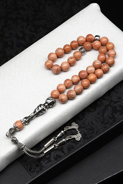 Alibaba Doğaltaş Rozariu din piatra de luna piatra naturala 8 mm taietura glob