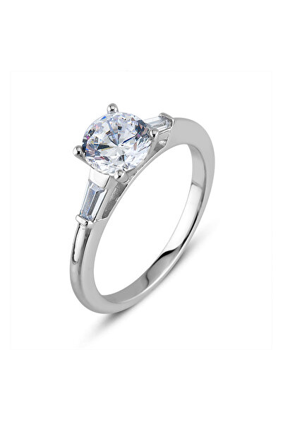 Carat Laboratories 1,22 Carat Sidestone Tektaş Yüzük