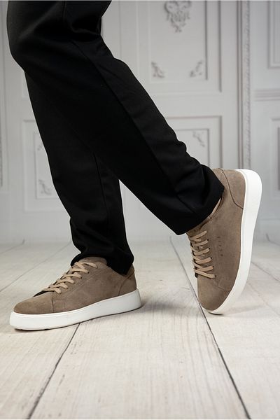 DAXİS Sportwear Company Ανδρικά παπούτσια με κορδόνια από γνήσιο δέρμα - Ανδρικά παπούτσια SUEDE