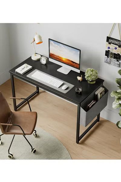 ALMUFARREJ Computer gaming desk table, black