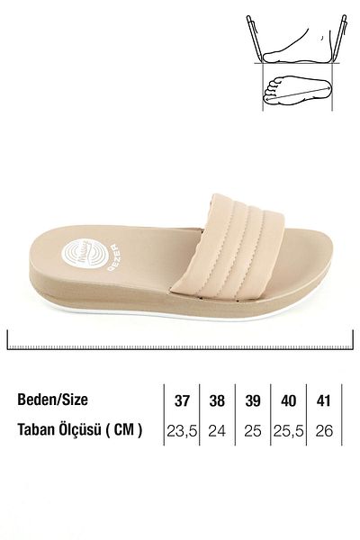 GEZER Women's Summer Faux Leather Massage Sole Daily Home Garden Slippers