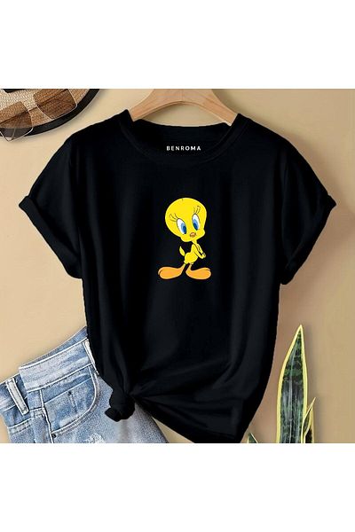 BENROMA 1 produs este un cadou pentru achiziții de 6 și peste Tricou pentru copii cu imprimeu Chick galben