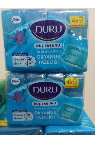 Duru Pack of 24 Duru Soap Dus Fresh Ocean Breeze 4x150 Gr