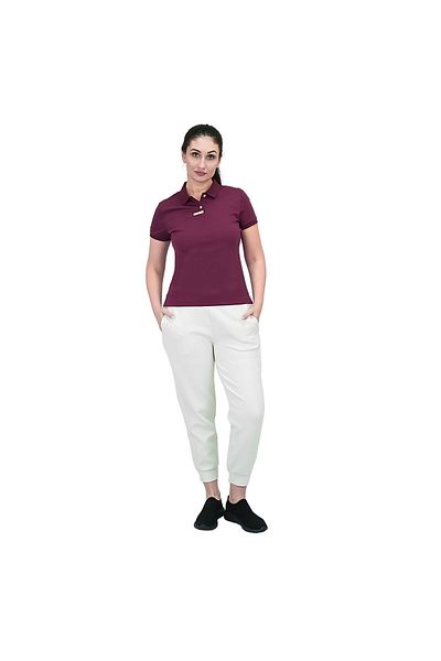 Giordano Women's Slim Fit Embroidery Bold Polo (Liquid Touch)