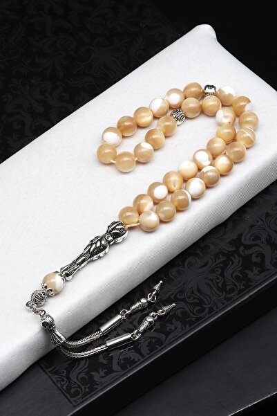 Alibaba Doğaltaş Rozariu din piatră naturală sidef 8 mm tăiat sferă