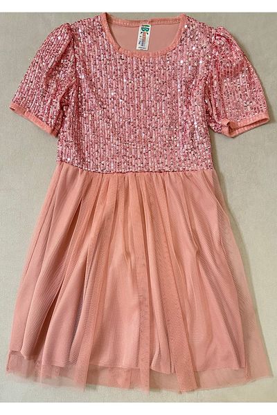SANTRALBEBE Rochie din tul cu paiete pentru fete