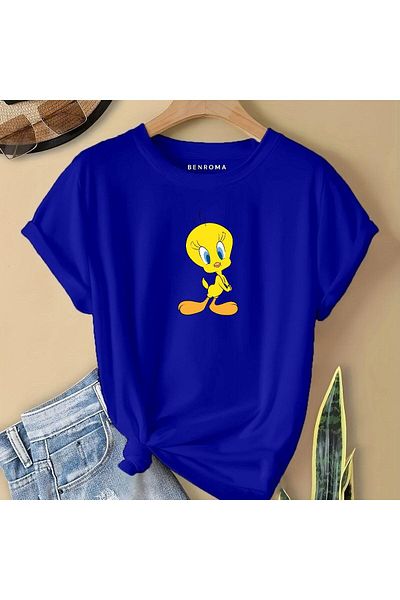 BENROMA 1 tricou este un cadou pentru achiziții de 6 și mai sus în coș - Tricou pentru copii cu imprimeu Chick galben
