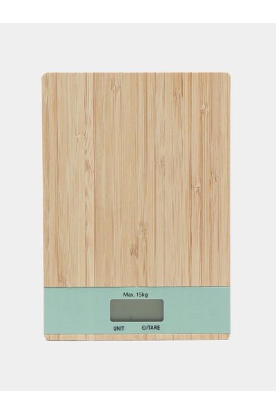Ethab Ticaret Wooden Luxury Digital Display 15 kg 1 Gr Very Stylish Precision Electronic Kitchen Scale