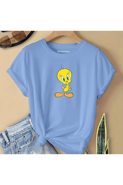 BENROMA 1 tricou este un cadou pentru achiziții de 6 și mai sus în coș - Tricou pentru copii cu imprimeu Chick galben