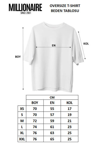 Millionaire Erkek Ekru Beyaz Siluet Sensitive Content Oversize Fit Bol Geniş Kalıp Salaş Kesim T-shirt