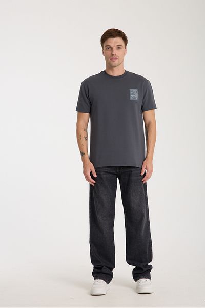 Redline Ανδρικό μπλουζάκι Oversize Slate