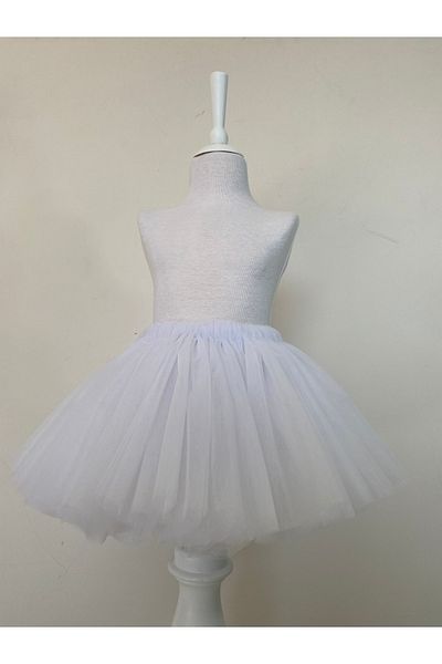 MODA FUSTA TUTU ALBĂ (PUFFY, TUL HAYAL)