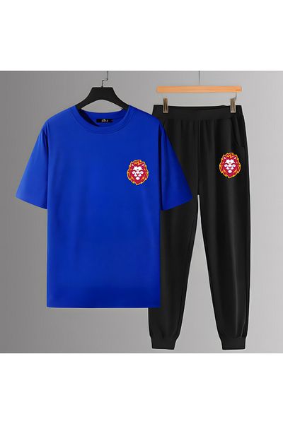 Biy Store V.Osim Footballer Back Jersey Printed Unisex Blue T-Shirt Regular Fit T-Shirt Tracksuit Suit