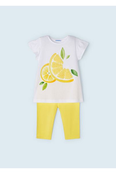 MAYORAL Girls' Summer T-Shirt Leggings Set of 2 3784