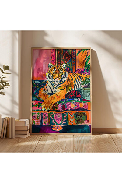 woodhomeworks Tek Bohem Tablo Salon Ofis Dekor Ttk