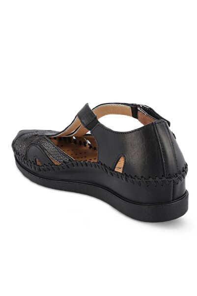 Forelli Sally-G Full Orthopedic Inside and Outside Genuine Leather Women's Sandals