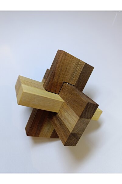 Mess 3 Boyutlu Ahşap Puzzle Yetişkinler ve Çocuklar İçin Zeka Oyunu (Büyük)