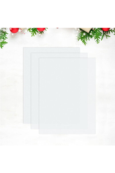 OLİ Art 20X30 White Pelur Paper 100 Pieces Milaj Paper Thin Pelur Paper A4 100's