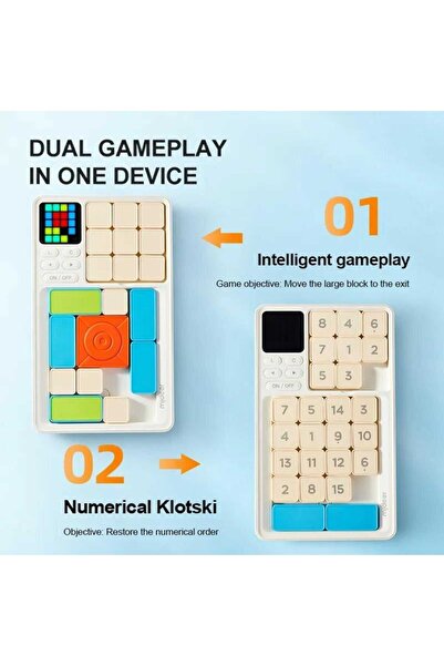 Mideer Klotski Cube Maze, Intelligence Game, Integrated Intelligence, Logical Thinking, Puzzle Pieces And Magnetic Blocks