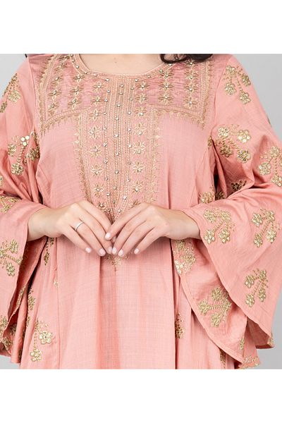 IKKXA Radiant Embroidered Jalabiya