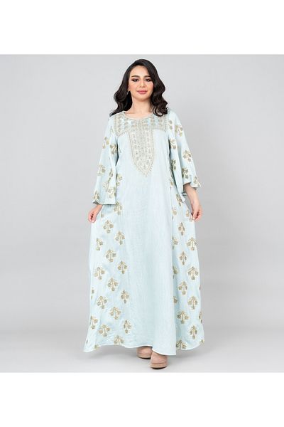 IKKXA Radiant Embroidered Jalabiya