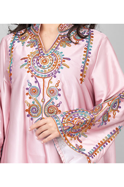IKKXA Modern Embroidered Jalabiya