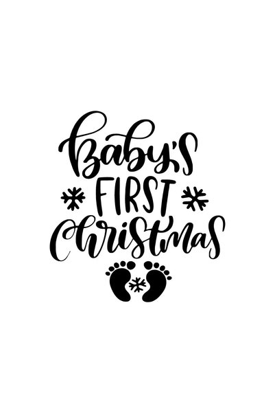 Generic Brand ملصق Babys First Christmas 3 ملصق على شكل محرك سيارة للكمبيوتر ...