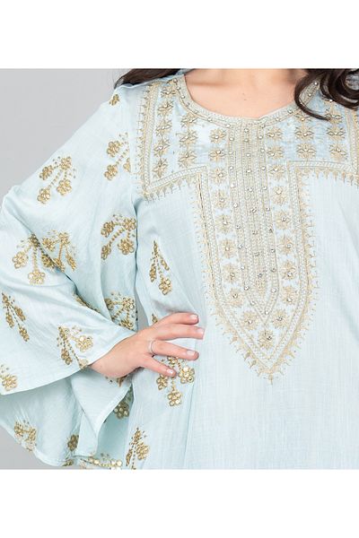 IKKXA Radiant Embroidered Jalabiya