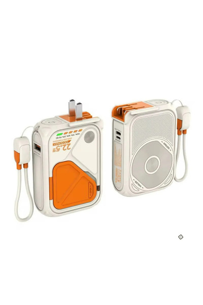 CROW'S TECH Powerbank 5İN1 Magsafe+Kablolu+Kablosuz+Adaptör+Kablo 22.5w 10000...