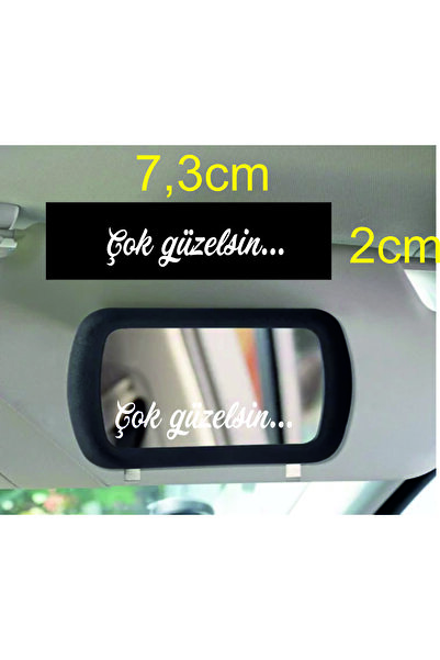 Kıvırcıkyoga Otomobil motor arka cam yazısı sticker çokgüzelsin...