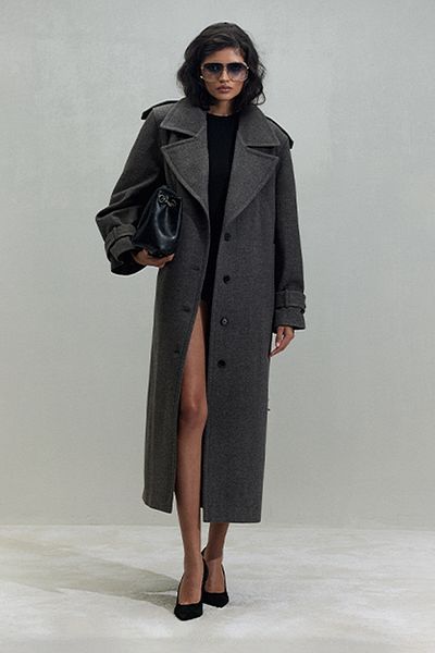 Suud Collection Hailey Wide Collar Coat