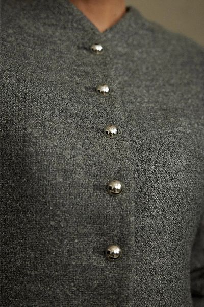 Suud Collection Smoked Gigi Waist Seated Jacket